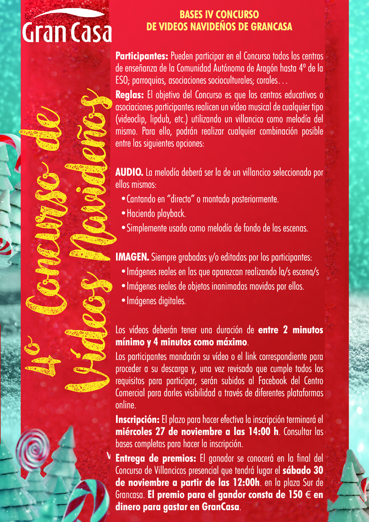 Concurso navideño online-Centro comercial Gran Casa – Colegio Público ...